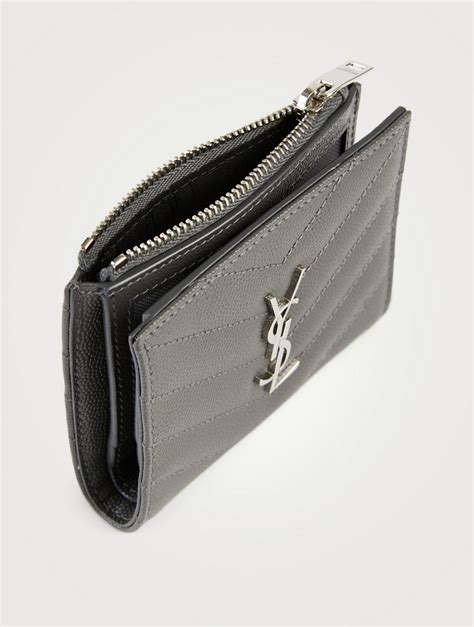 ysl women's card holder|ysl zipped card case.